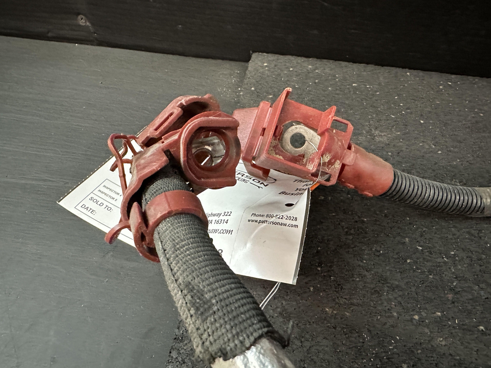 2014-2017 MASERATI GHIBLI Alternator Starter Motor Cable Wire 307119