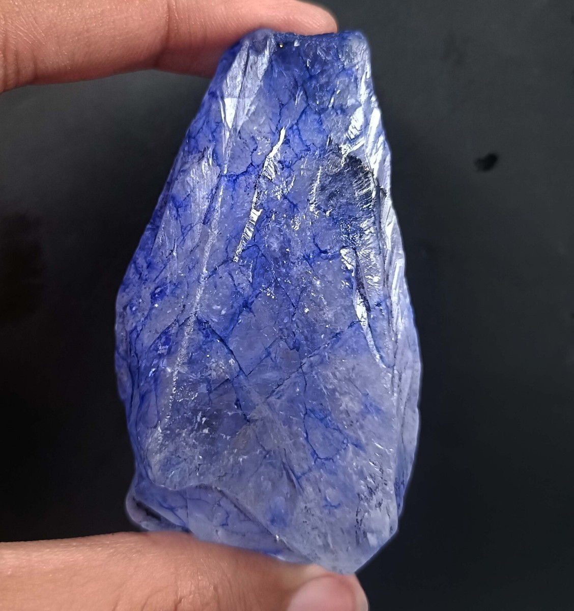 DYED Sapphire Raw Rough 659.85 Ct Certified Attractive Rare