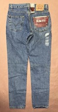 Vintage Levis 512 Blue Jeans, Slim Tapered, Deadstock NWT, Size 31x32