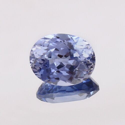 AAA Natural Pastel Blue Montana Sapphire Loose Oval Gemstone Cut 12x10 MM - Picture 5 of 6