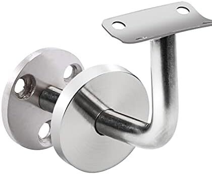 4 Pieces Support Wall Mounted Handrail Brackets, Stainless Steel Banister Rail - Picture 3 of 8