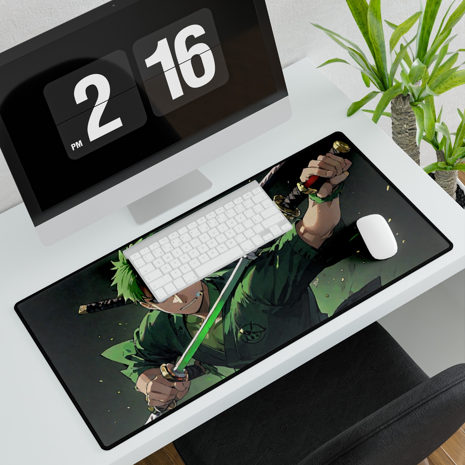 Zoro Themed Gaming Mouse Pad for Enhanced Play-image