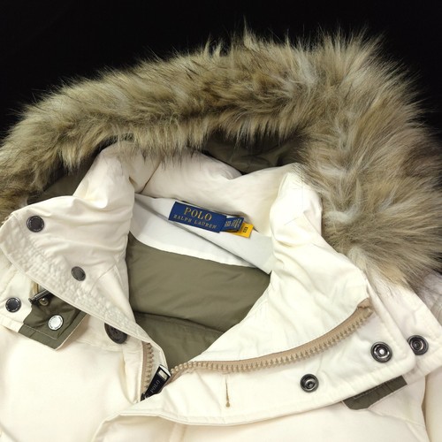 NEW POLO RALPH LAUREN PARKA JACKET PUFFER -XXL WHITE QUILTED HOODIE DOWN -PONY - Picture 6 of 24