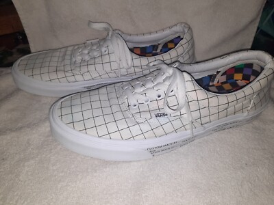 Vans Classic Lace ups White U-color Low Top Tattoo Men Size