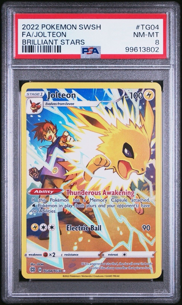 ハートゴールド Jolteon TG04/TG30 Swsh09: Brilliant Stars Trainer Gallery