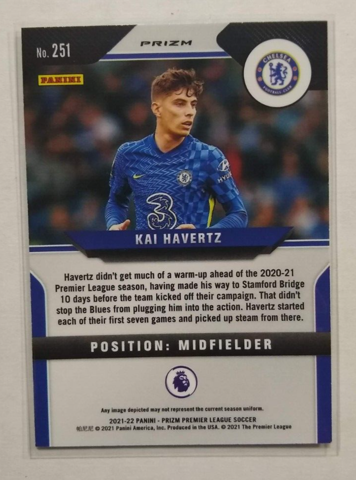 2021-22 Panini Prizm Premier League Red Ice Prizm Kai Havertz #251