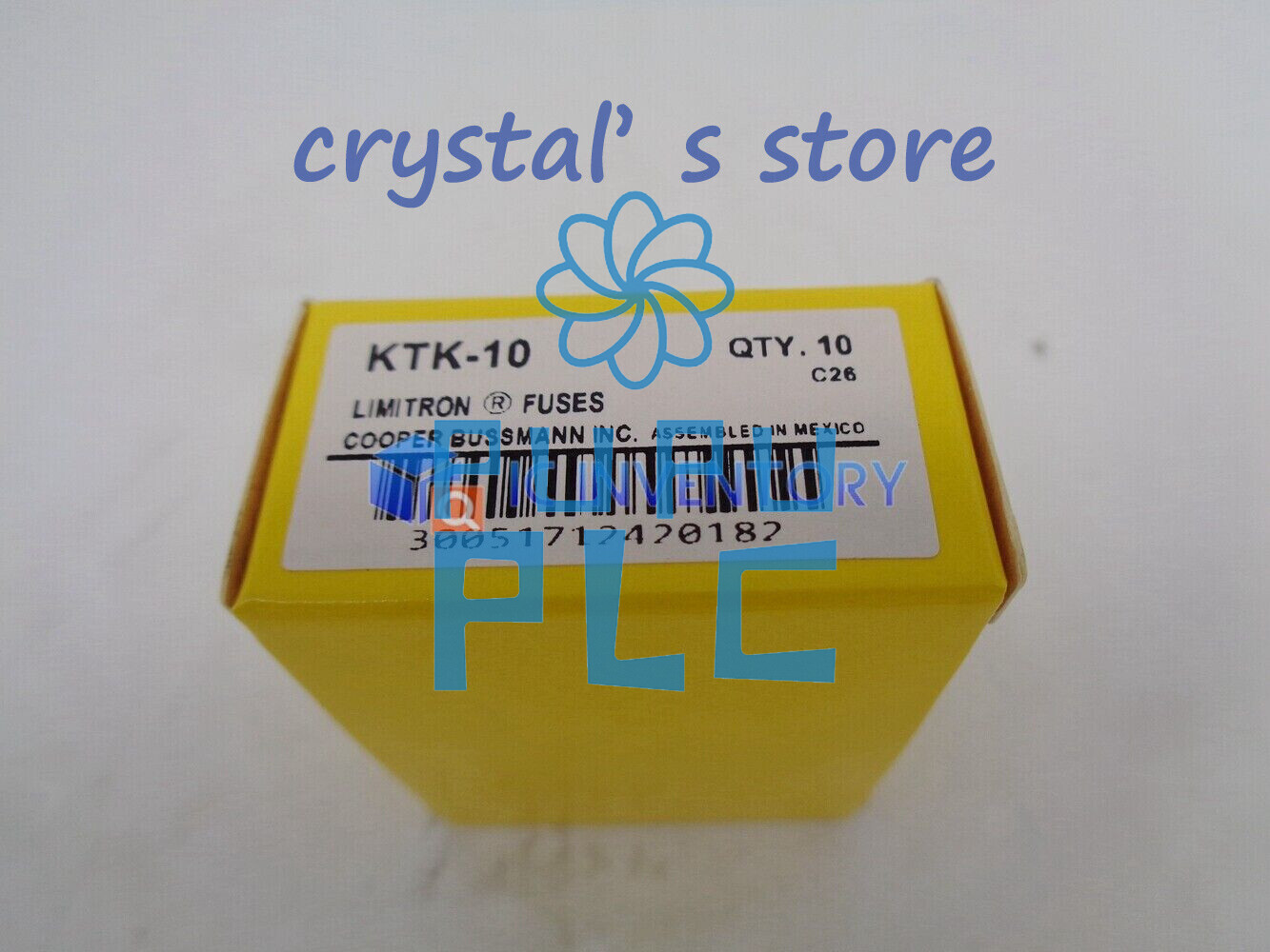 10pcs Bussmann KTK-10 10 Amp Limitron Fast Acting Supplementary Fuse 600V