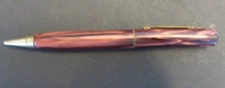 Vintage Waltham Pen Burgandy Swirl Writing Instrument