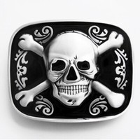 Buckle Piratenflagge, Skull, Totenkopf, Pirat, GüRtelschnalle