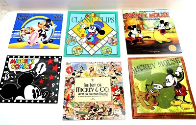 x6 Vintage Walt Disney MICKEY MOUSE Calendars 1993 - 2012 IN UNUSED CONDITION