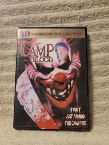 Camp Blood (DVD, 2002, 3D Horror Collection) Véritable Stéréoscopique 3D RARE fronde - Photo 1/3