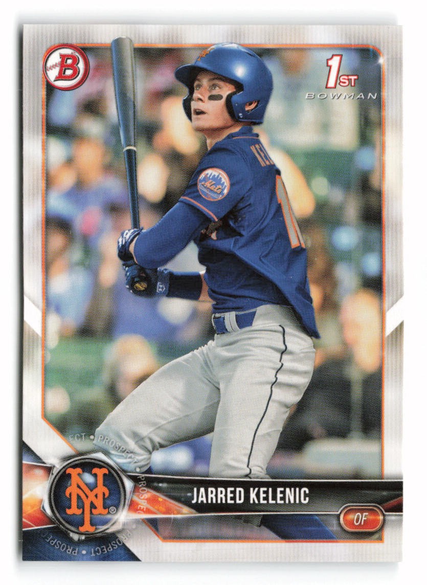 2018 Bowman Draft Jarred Kelenic #BD-6 New York Mets