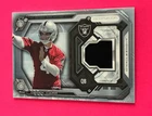 2014 Strata Derek Carr Rookie Relic /Jersey Card Raiders