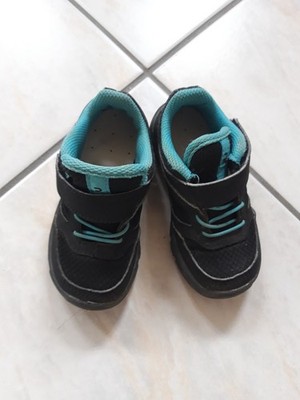 schwarz/türkisblaue Sneaker Quechua in Größe 24 von Decathlon