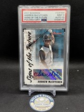 2007 Bowman Signs of the Future Andrew McCutchen Auto #SOF-AM PSA 9 Card 10 Auto