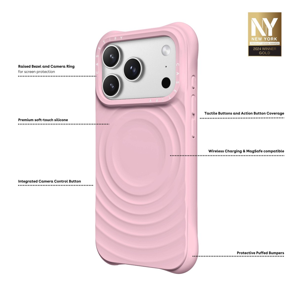 CASETiFY - Apple iPhone 17 Pro Max Ripple Case - Primrose Pink | eBay