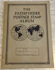 SCOTT'S PATHFINDER STAMP ALBUM 1924, Used No Stamps