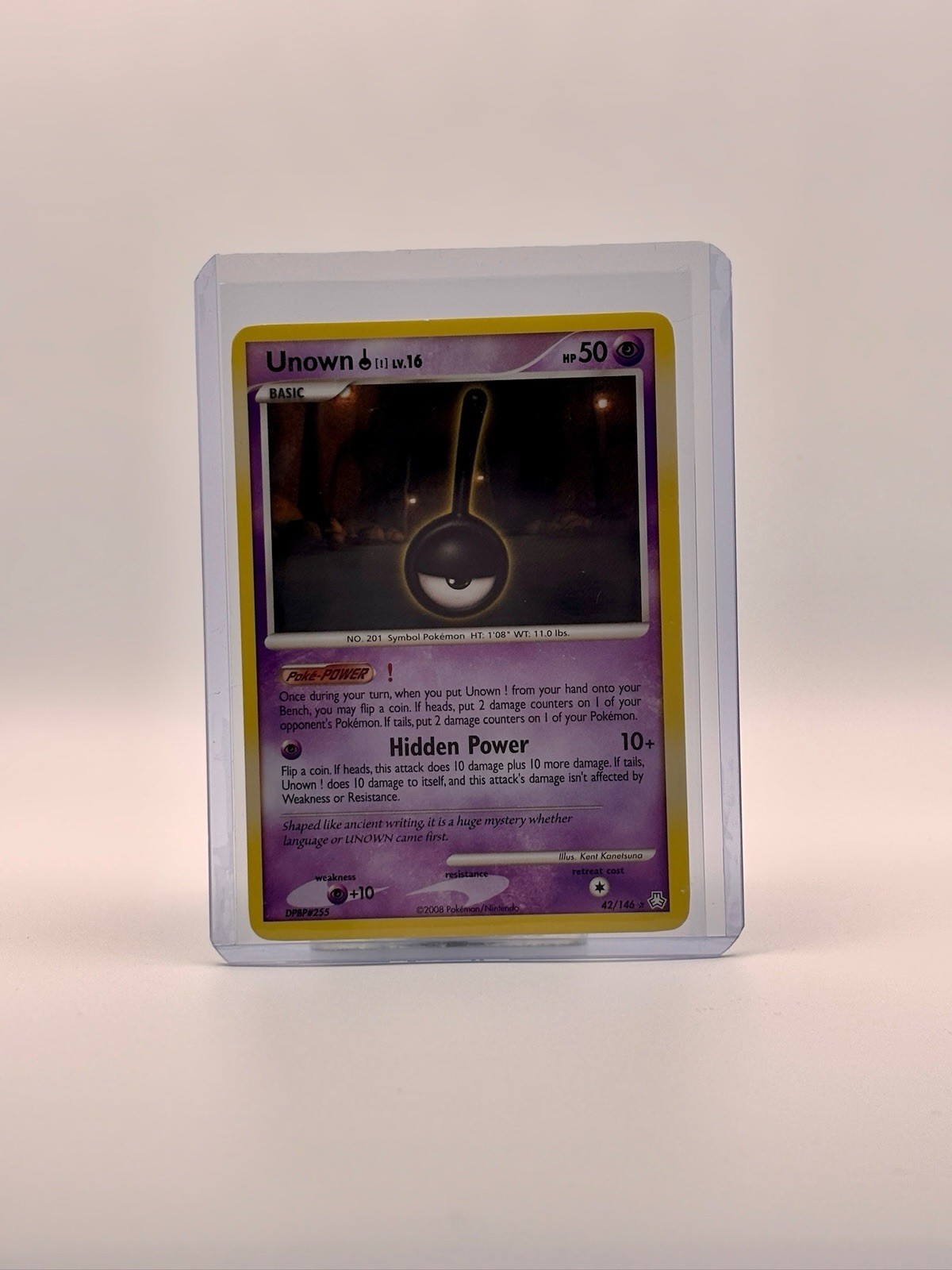 Pokemon TCG 2008 Unown [!] 42/146 Legends Awakened Rare Lightly Played