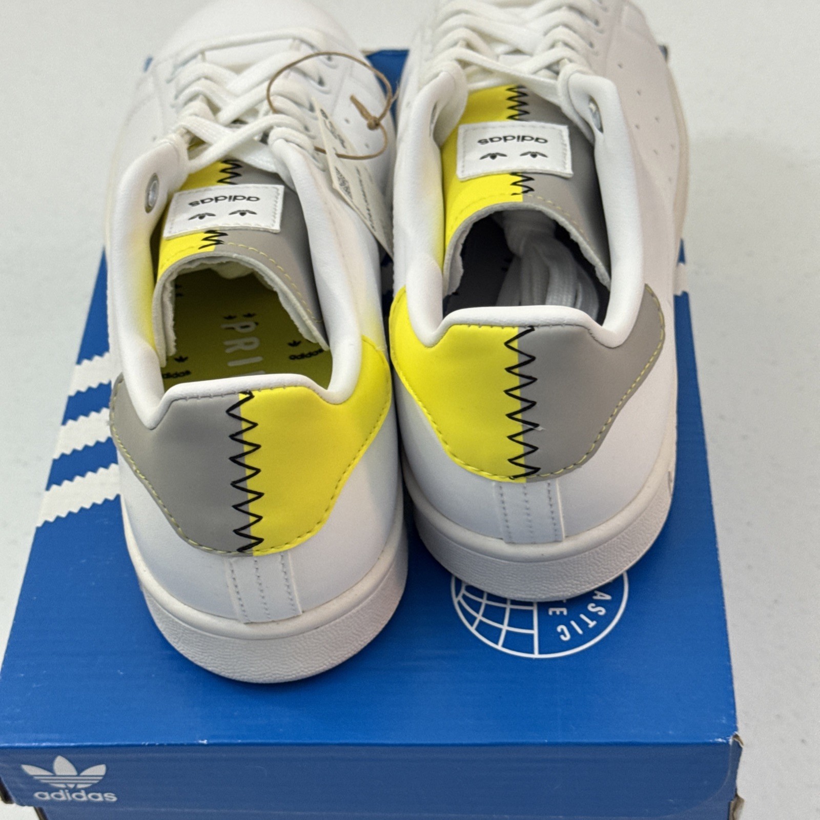 Size 6.5 - Adidas Stan Smith White Silver Women NIB thumbnail 4