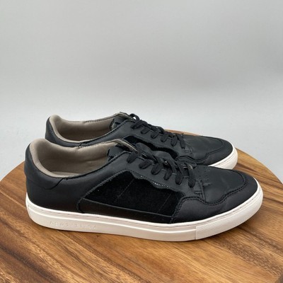 Allsaints Alton Shoes Mens Size 12 / 45 Black Leather Casual Comfort Walking