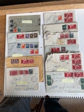 Lotto 11 lettere viaggiate con francobolli Espresso Italia anni 40/50