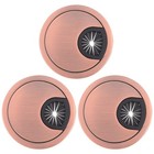  3 Pcs Kabellochabdeckung Für Schreibtisch-Drahtlöcher Elektrische TRIMMET