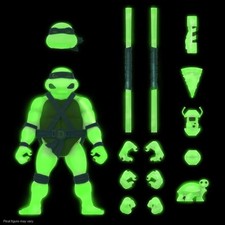 TMNT Super 7 Ultimates GITD Donatello Teenage Mutant Ninja Turtles Glow Ooze
