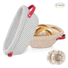 Banneton Sourdough Bread Proofing Baskets Cotton Rope Proofing Baskets for Sour