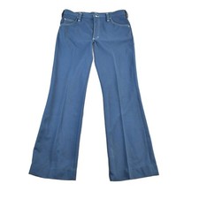 Vintage 1970s Lee Bell Bottom Flare Trousers Pants Men's Medium 34 x 32