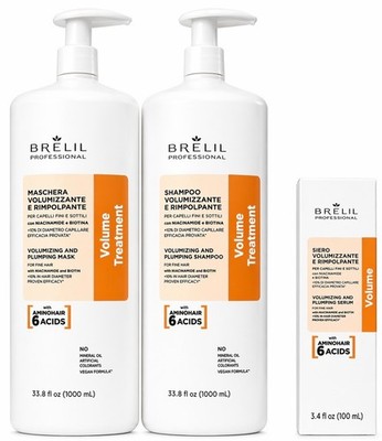 SET BRELIL SHAMPOO VOLUMIZZANTE, MASCHERA, AND SIERO 3 PZ