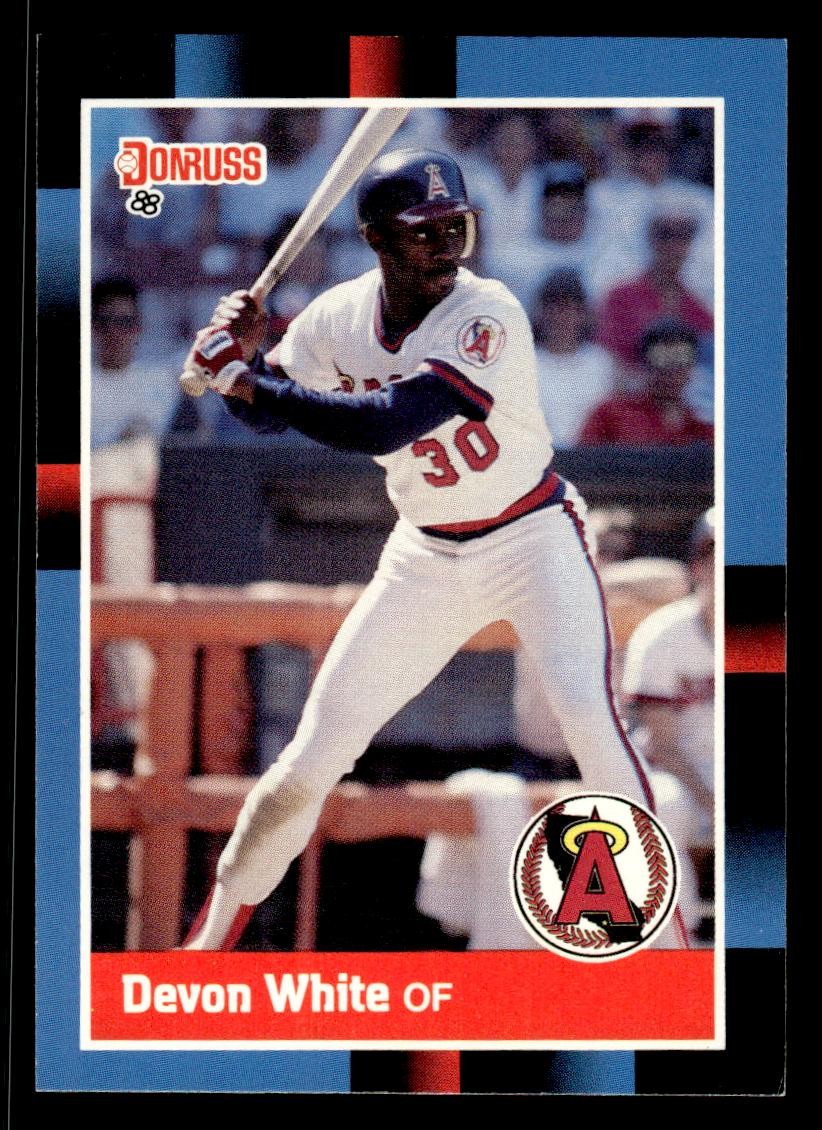 1988 Donruss #283b Devon White California Angels