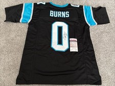 JSA COA Brian Burns Signed Unbranded Carolina Panthers Jersey NFL Auto
