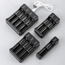 franceeshop Chargeur de batterie USB charge rapide pour 3,7 V/4,2 V Lithium