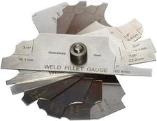 Chiloskit MG-11 Metal Welding Tool Weld Fillet Gages Set Sliver 