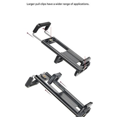Mic Stand Cellphone Tablet Mount Holder Stand with Clamp for Stable Shoots