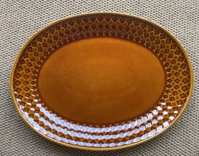 Bobby Flay Tupelo Honey Lg Oval Platter 17 x 13 in, made in Portugal