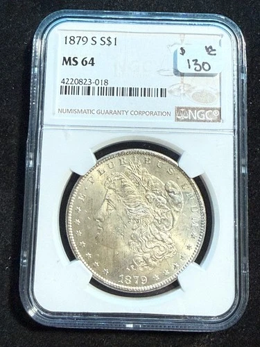 1879 S MORGAN DOLLAR NGC MS 64 018