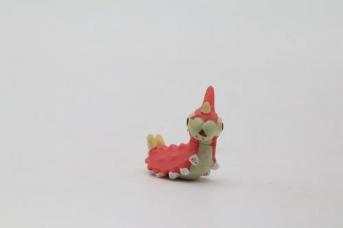 Vintage Pokémon Wurmple Mini Figure ~1” Tomy Japan 2003 PVC Collectible Toy