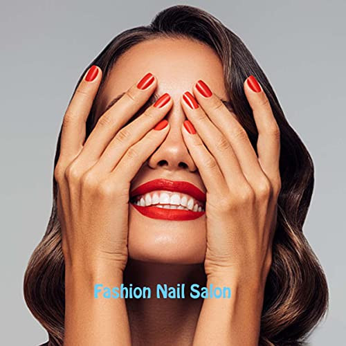 Coffin Press on Nails Medium Long Colorful Neon Fake Nails with Glitter Gold - Picture 7 of 7