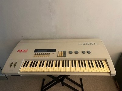 AKAI S1000KB Digital Stereo Sampling Keyboard Synthesizer Rare