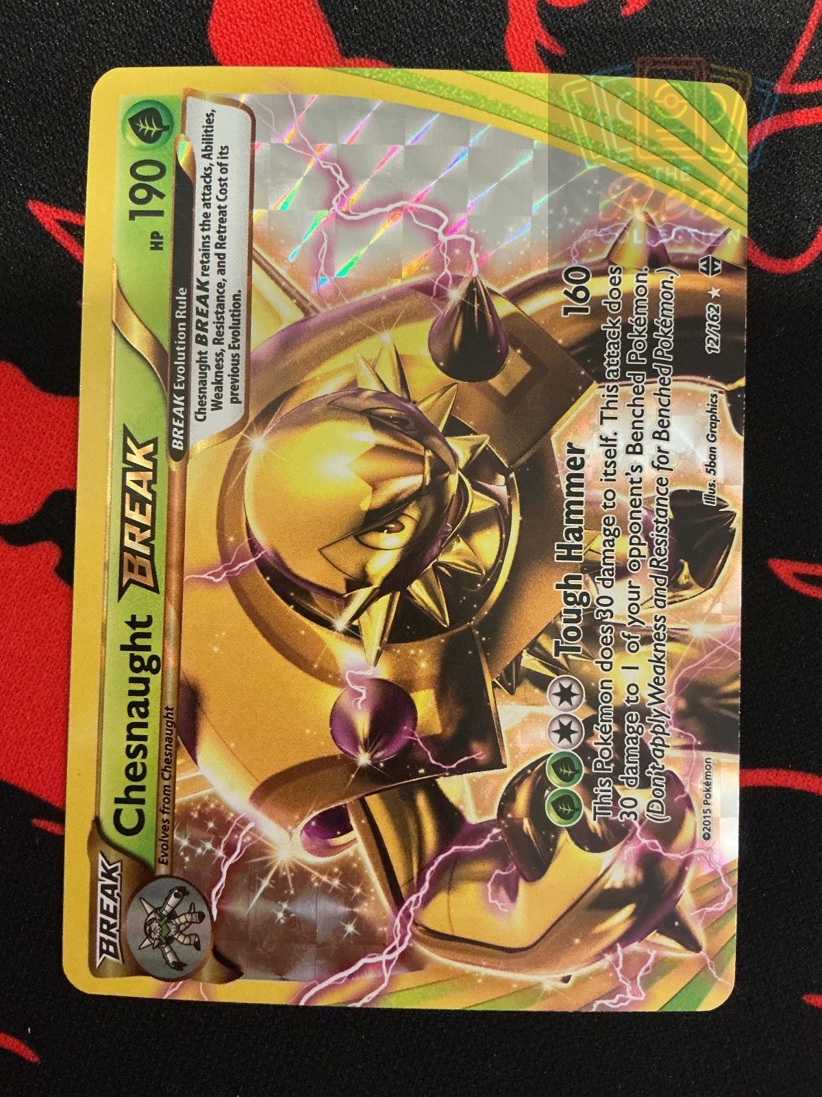 Chesnaught BREAK 12/162 BREAK Rare BREAKthrough Pokemon Lightly Played