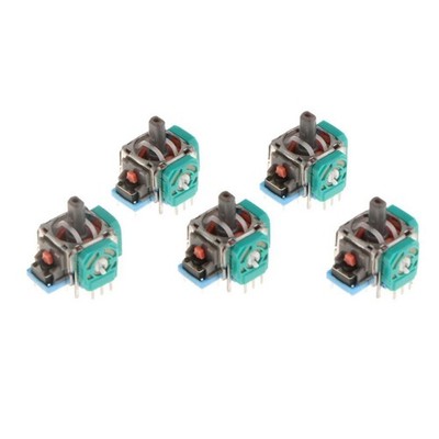 5er-Pack Analogstick 3D Rocker Joystick Achse Für  Controller - Blau