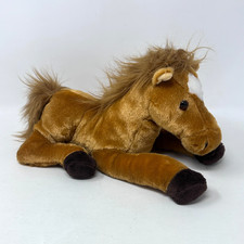 Aurora Star Plush Flopsie Stuffed Animal Brown Horse Mare Stallion 12" with TAG