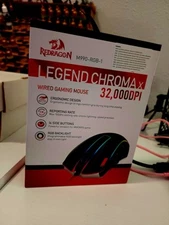 Redragon Legend Chroma 32,000 DPi Wired Gaming Mouse with Side Keys