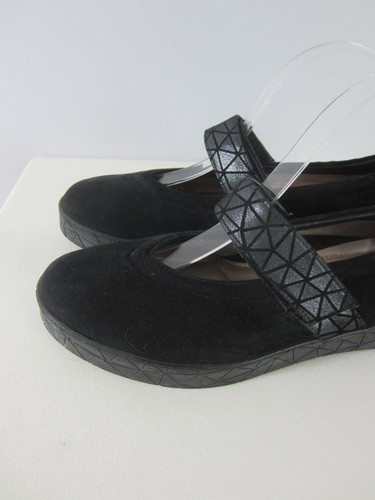 BeautiFeel Womens 10 - 10.5 Victoria Black Suede Mary Jane Shoes Platform EU 41 - Picture 12 of 16