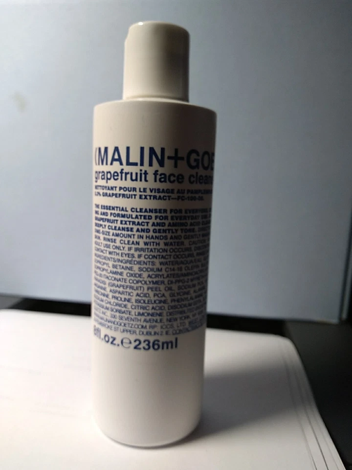 Malin + Goetz Grapefruit Face Cleanser 8 fl. OZ. 236 ml, NWOB - Image 3 of 4