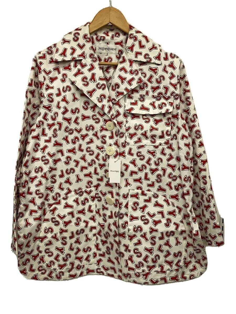 YVES SAINT LAURENT altra giacca 36 cotone bianco modello totale HS092 305 usata