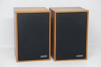 RESTEK OPTIMA Akiv Lautsprecher revidiert Teak Holz Made in Germany Matched Pair