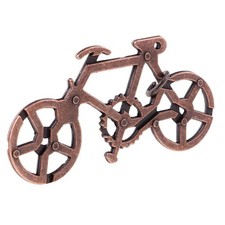 Rompecabezas de bicicleta de metal rompecabezas juguetes para juegos de fiesta, juegos para padres e hijos