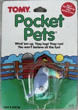 Vintage TOMY Pocket Pets Toucan Bird Wind Up 1987 Old Stock Factory Sealed New